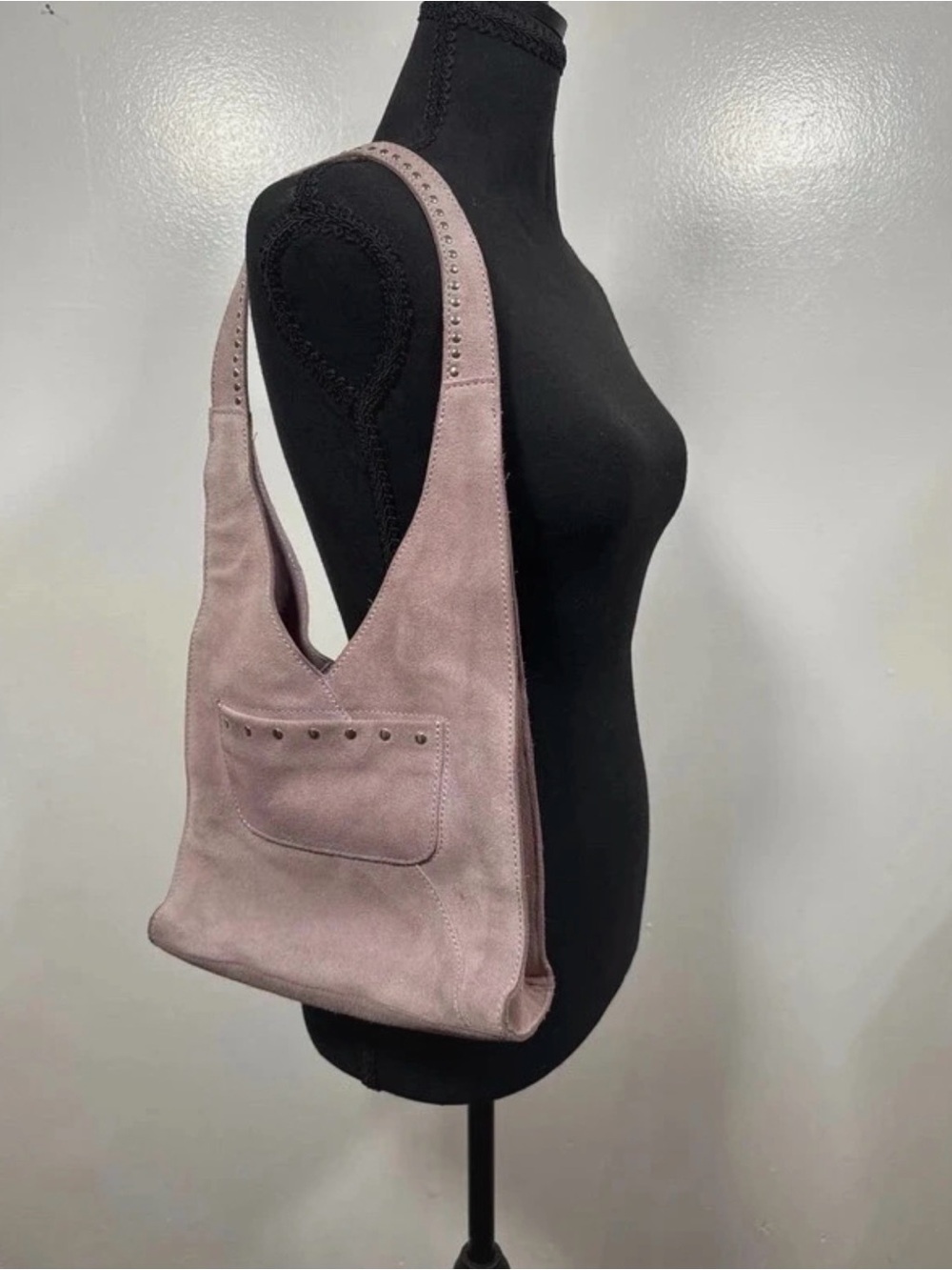 Free People leather Shoulder Bag, lavender